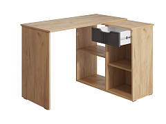 Стол угловой Эмилия ЭЛ-46 дуб крафт золотой/графит