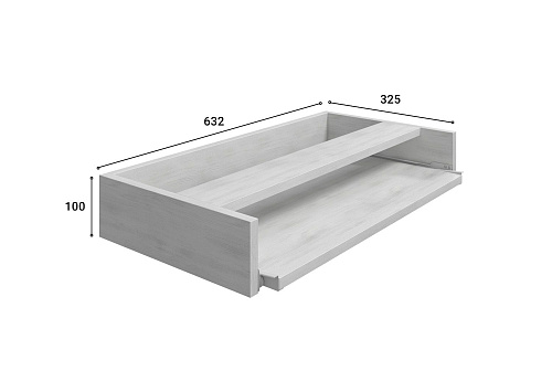 Полка под клавиатуру ОФ-50 северное дерево светлое