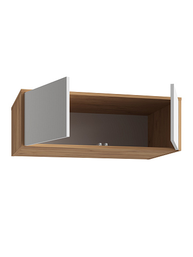 Антресоль Оптима ОП-11 дуб крафт золотой/меренга