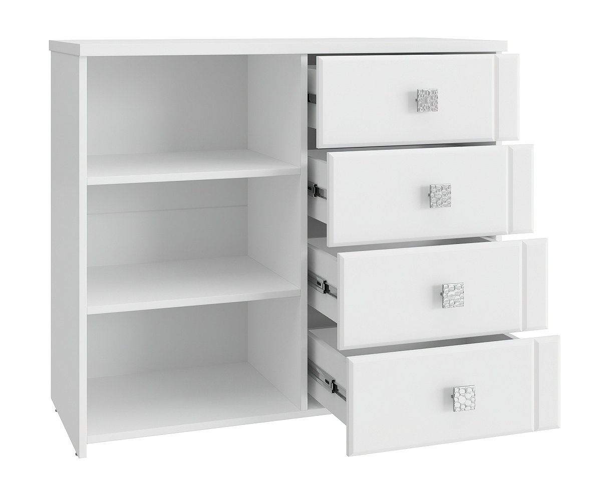 Комод Изабель ИЗ-52К белое дерево