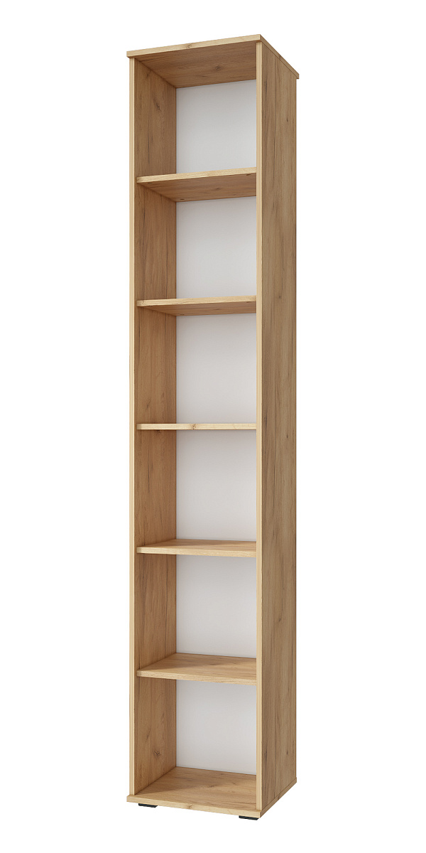 Пенал Эмилия ЭЛ-12К глухой дуб крафт золотой/меренга