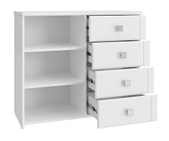 Комод Изабель ИЗ-52К белое дерево