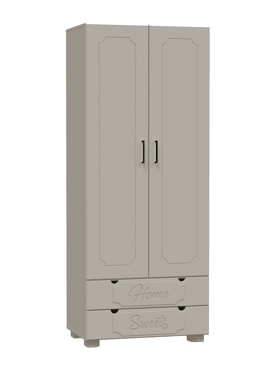 Шкаф для одежды ДримСтар ДС-60К глиняный серый/риолит