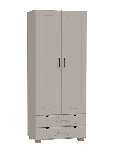 Шкаф для одежды ДримСтар ДС-60К глиняный серый/риолит