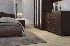 Комод «Монблан» МБ-36К венге/орех шоколадный