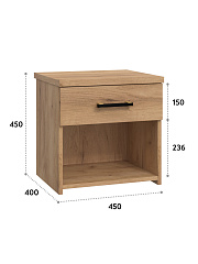 Набор мебели Виктория ВИ-007 дуб крафт золотой