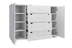 Комод ДримСтар ДС-13 белое дерево