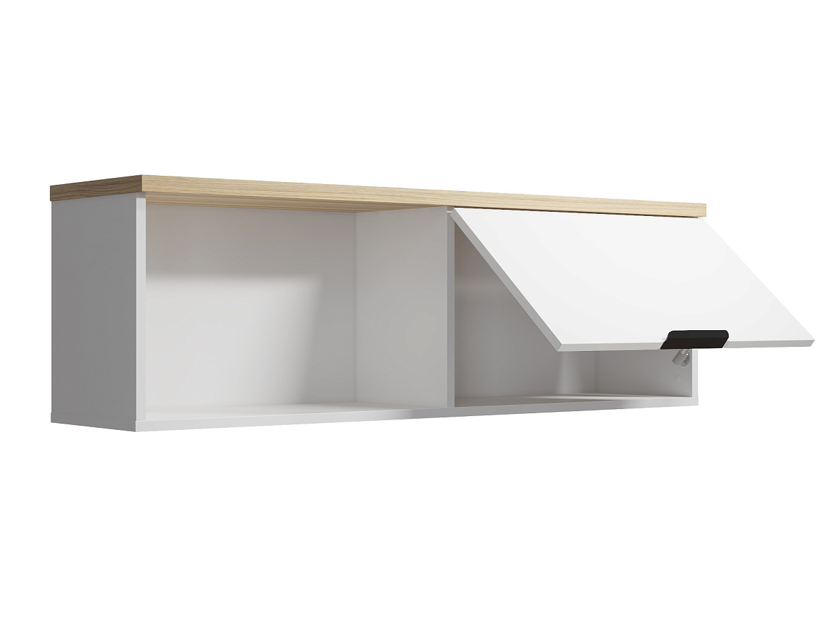 Полка Скайлайт СЛ-41К блэквуд ячменный/белый/меренга