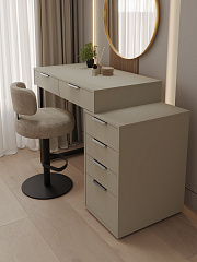 Стол Оптима ОП-18 глиняный серый/риолит