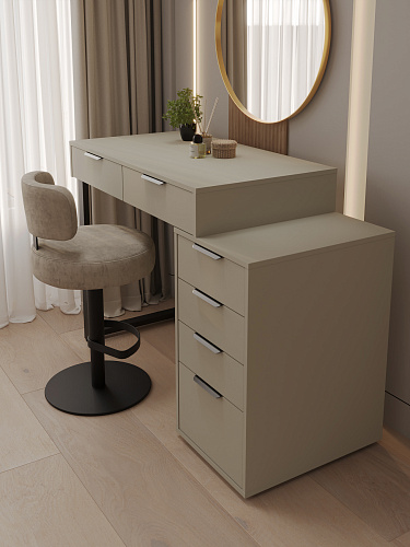 Стол Оптима ОП-18 глиняный серый/риолит