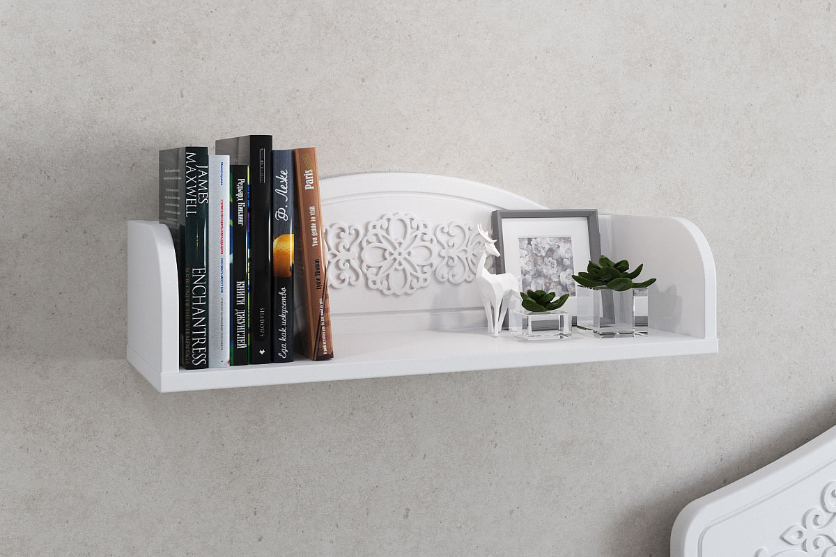 Полка Ассоль АС-48 белое дерево