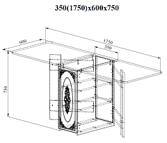 Стол раскладной СМ-5 белое дерево