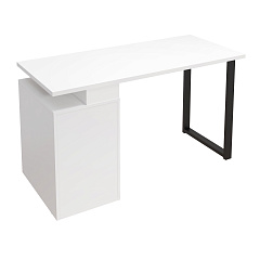 Стол С-406 белый структурный/меренга (1350*600)