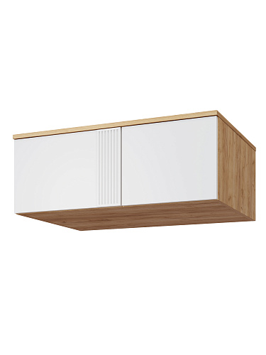 Антресоль Эмилия ЭЛ-54 дуб крафт золотой/меренга