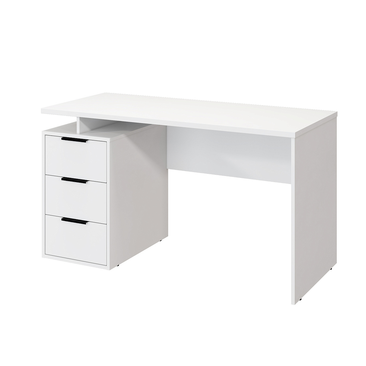 Стол С-407 белый структурный/меренга (1350*600)