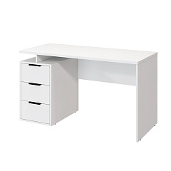 Стол С-407 белый структурный/меренга (1350*600)