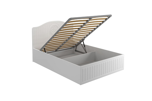 Кровать «Монблан» МБ-605К (2000х1400) белое дерево