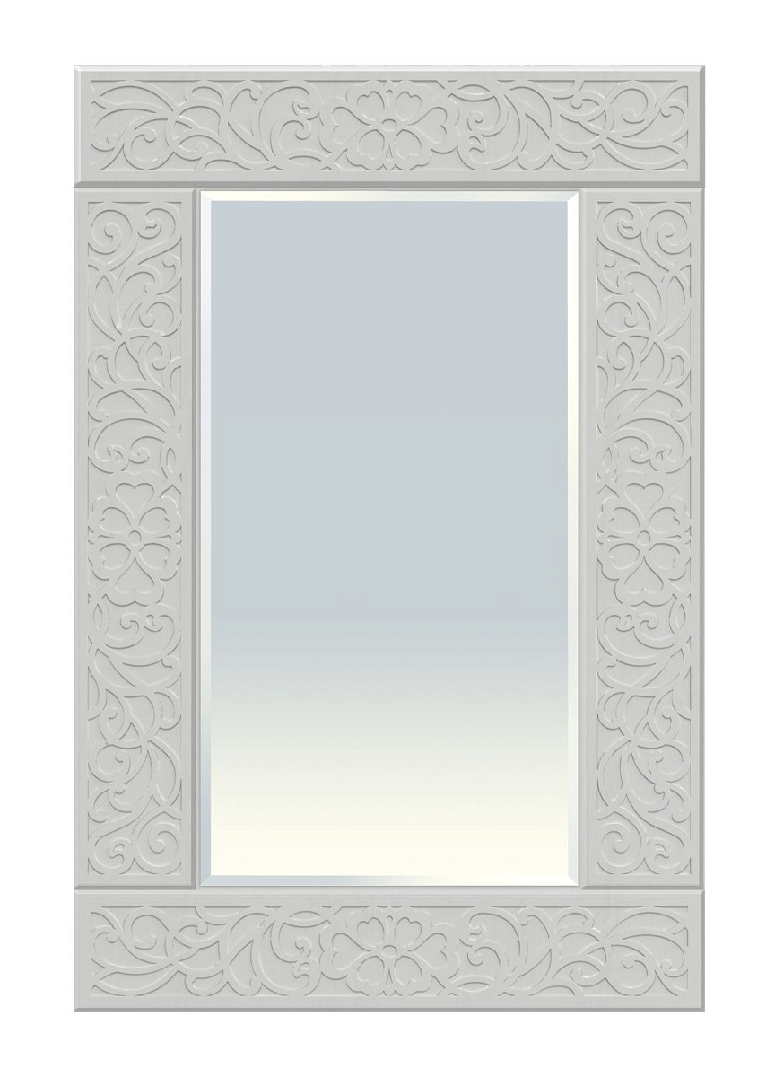 Зеркало Соня Премиум СО-40 (600х900) белое дерево