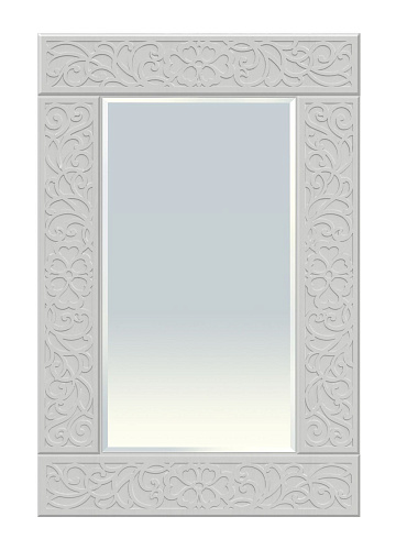 Зеркало Соня Премиум СО-40 (600х900) белое дерево