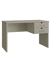 Стол письменный ДримСтар ДС-6 глиняный серый/риолит