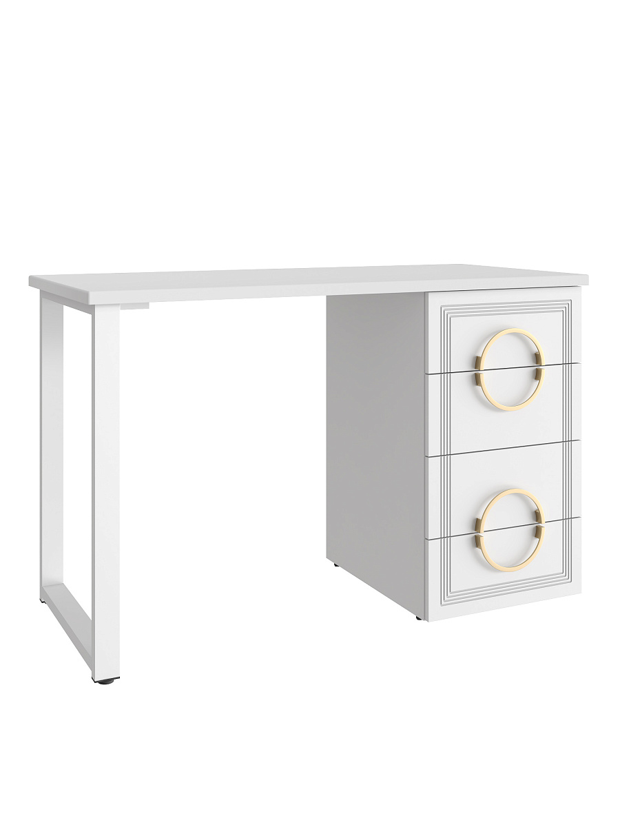 Стол Оливия ОЛ-10 белый бриллиант/бланж