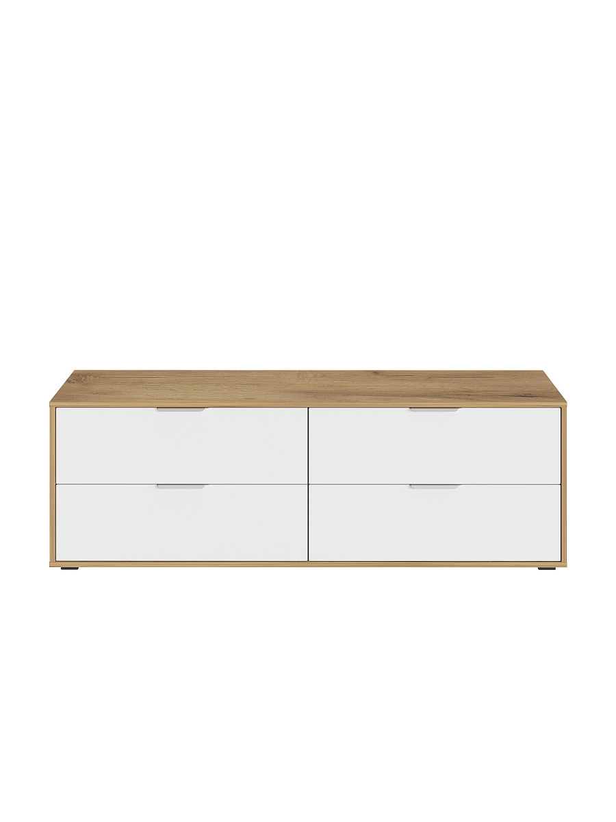 Тумба Оптима ОП-231 дуб крафт золотой/меренга