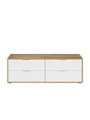 Тумба Оптима ОП-231 дуб крафт золотой/меренга