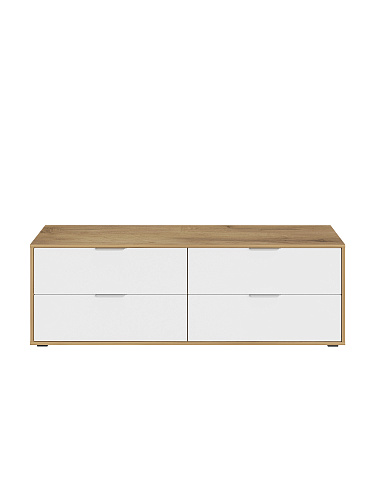 Тумба Оптима ОП-231 дуб крафт золотой/меренга