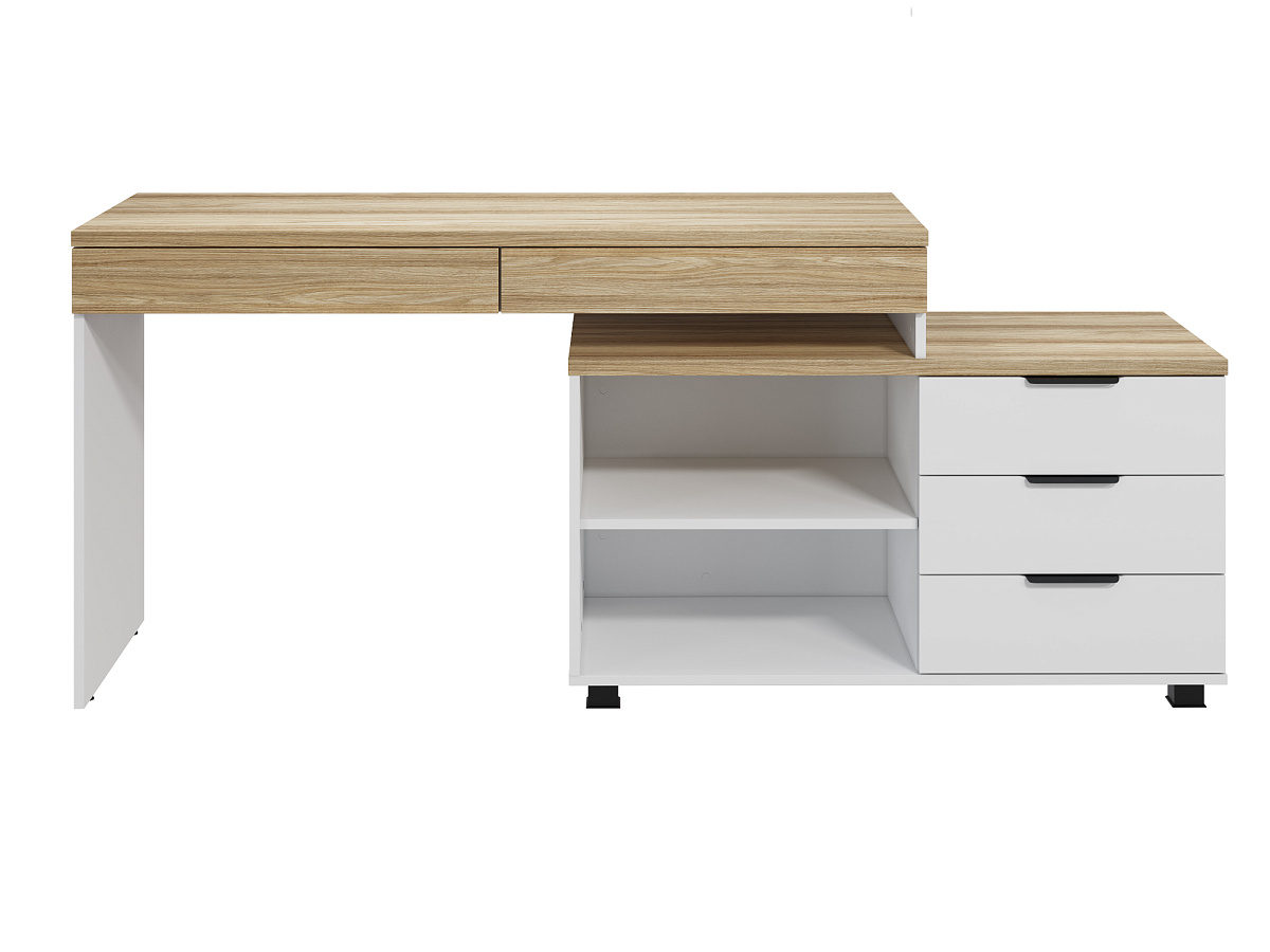 Стол Скайлайт СЛ-22К блэквуд ячменный/белый/меренга