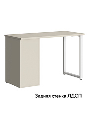 Стол Оливия ОЛ-33 (120х55) кашемир/шарли керамика/каркас белый