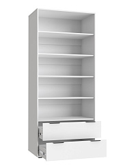 Шкаф Оптима ОП-26 белый структурный/меренга