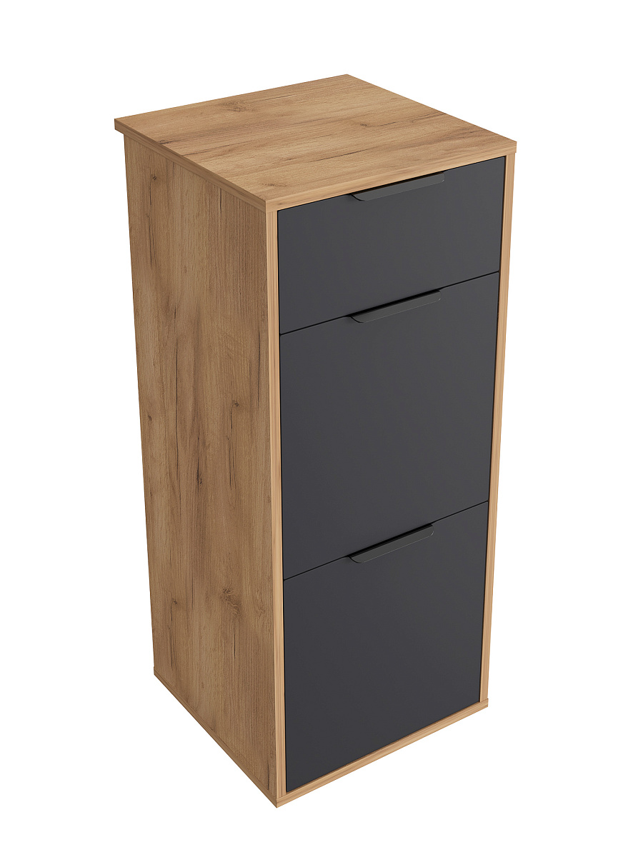 Тумба Оптима ОП-08 дуб крафт золотой/графит