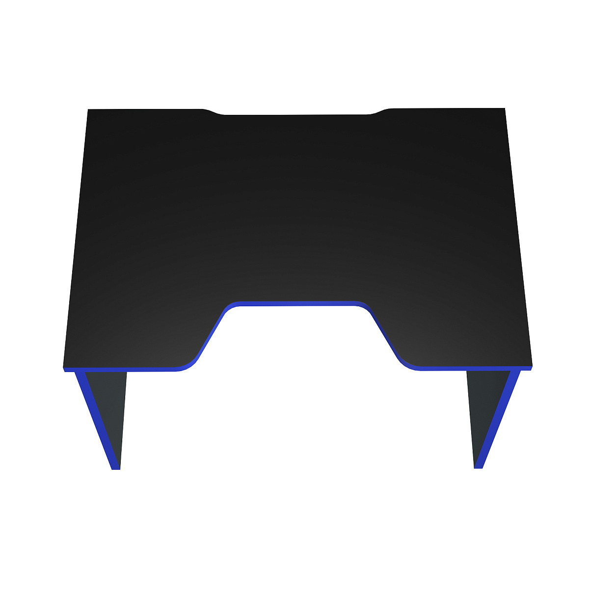 Геймерский стол С-241 черный/синий (1100х750)