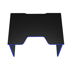 Геймерский стол С-241 черный/синий (1100х750)