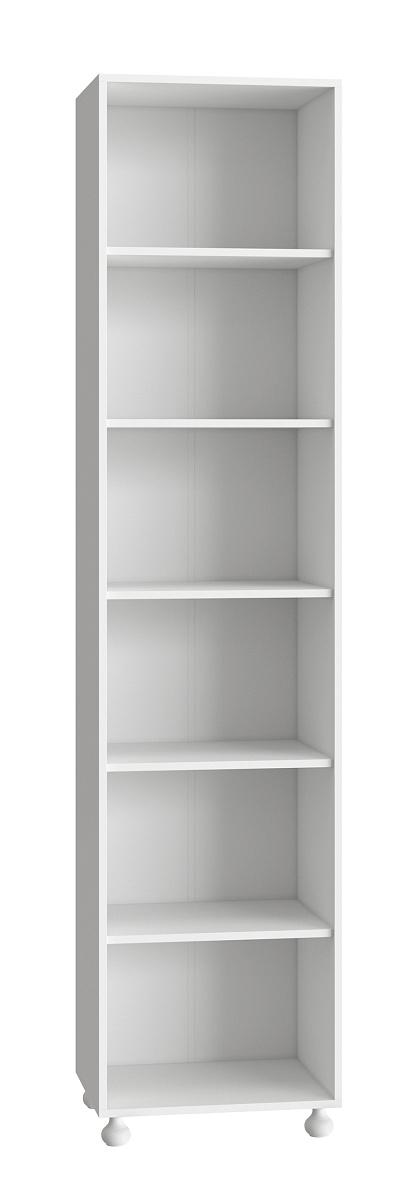 Шкаф Ассоль АС-531К (правый) белое дерево