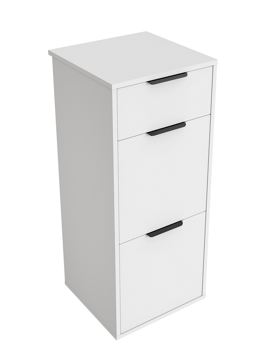 Тумба Оптима ОП-08 белый структурный/меренга