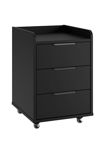 Тумба мобильная К-56 черный шаргень/блэк