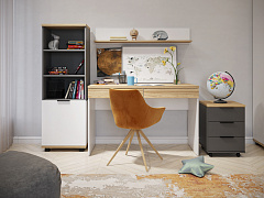 Комплект мебели Скайлайт СЛ-003 блэквуд ячменный/графит/белый/меренга