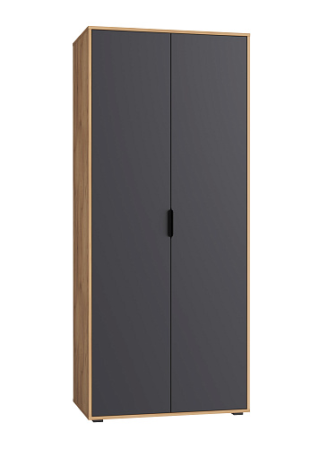 Шкаф для одежды Оптима ОП-14 дуб крафт золотой/графит