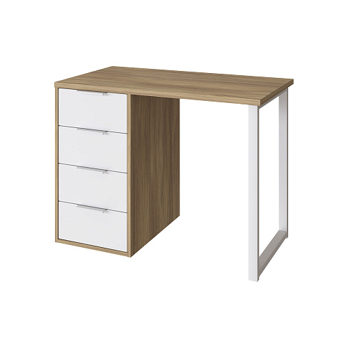 Стол С-414 блэквуд ячменный/меренга (1000х550)