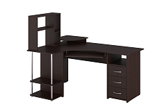 Стол компьютерный С-237 с полкой СЕ-237 венге