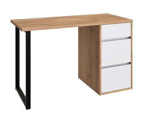 Стол С-401 дуб крафт золотой/меренга