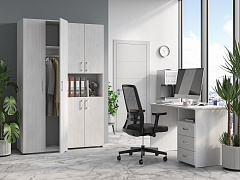 Шкаф платяной ОФ-31К северное дерево светлое