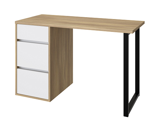 Стол С-401 блэквуд ячменный/меренга