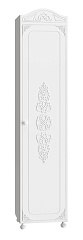 Шкаф Ассоль АС-53К (правый с короной) белое дерево