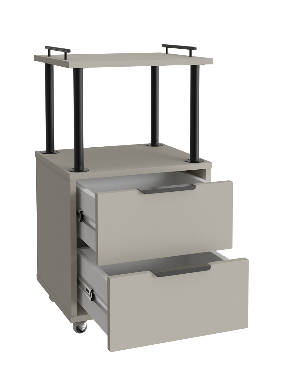 Тумба комбинированная К-32 глиняный серый/риолит