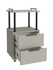 Тумба комбинированная К-32 глиняный серый/риолит