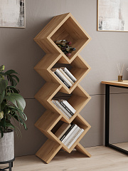 Стеллаж П-10 дуб крафт золотой