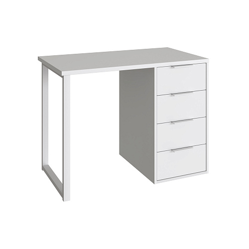 Стол С-414 белый структурный/меренга (1000х550)