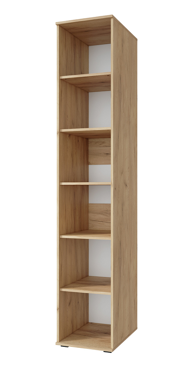 Пенал Эмилия ЭЛ-15К глухой дуб крафт золотой/меренга